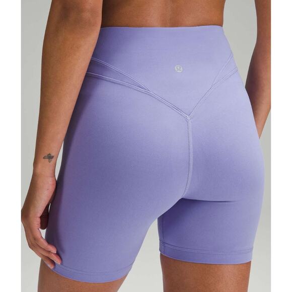 (10) $74 Lululemon Align Curve Seam High-Rise Short 6"‎ Dark Lavender - Picture 1 of 4